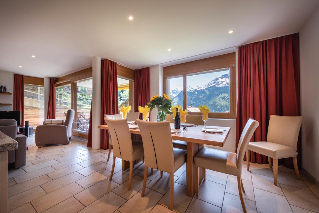 Chalet Am Acher 3 Leilighet Wengen Eksteriør bilde