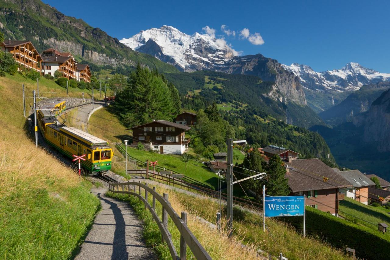 Chalet Am Acher 3 Leilighet Wengen Eksteriør bilde